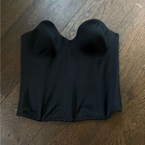 Dominique Intimates Apparel Black Strapless Shapewear Top